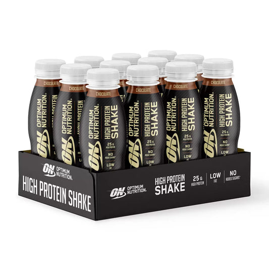 Optimum Nutrition High Protein Shake (12 x 330ml) Chocolate