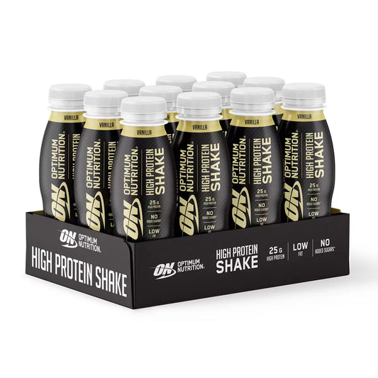 Optimum Nutrition High Protein Shake (12 x 330ml) Vanilla