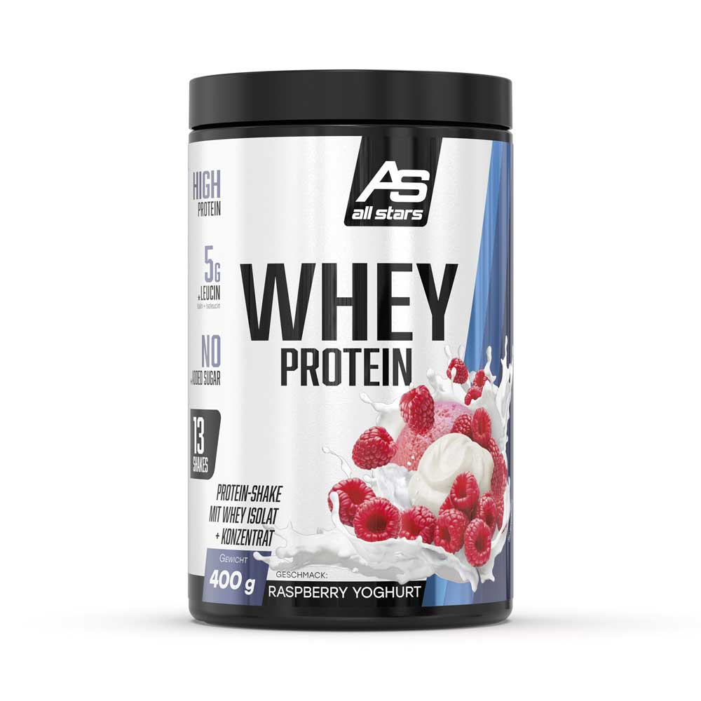 All Stars 100% Whey Protein (400G Dose) Raspberry Yogurt