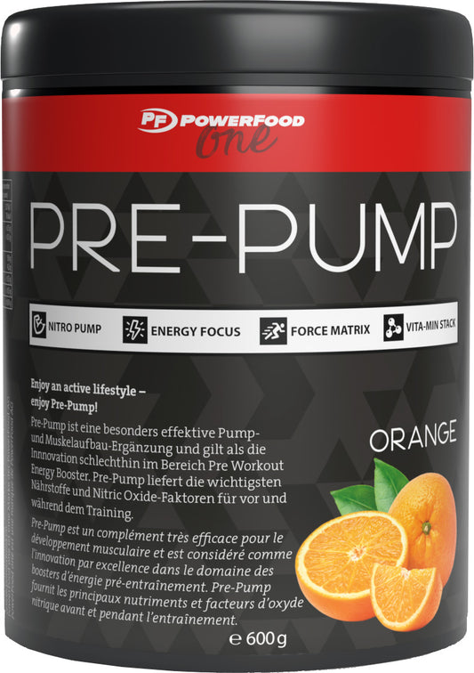 Powerfood One Pre-Pump (600G Dose)  Orange