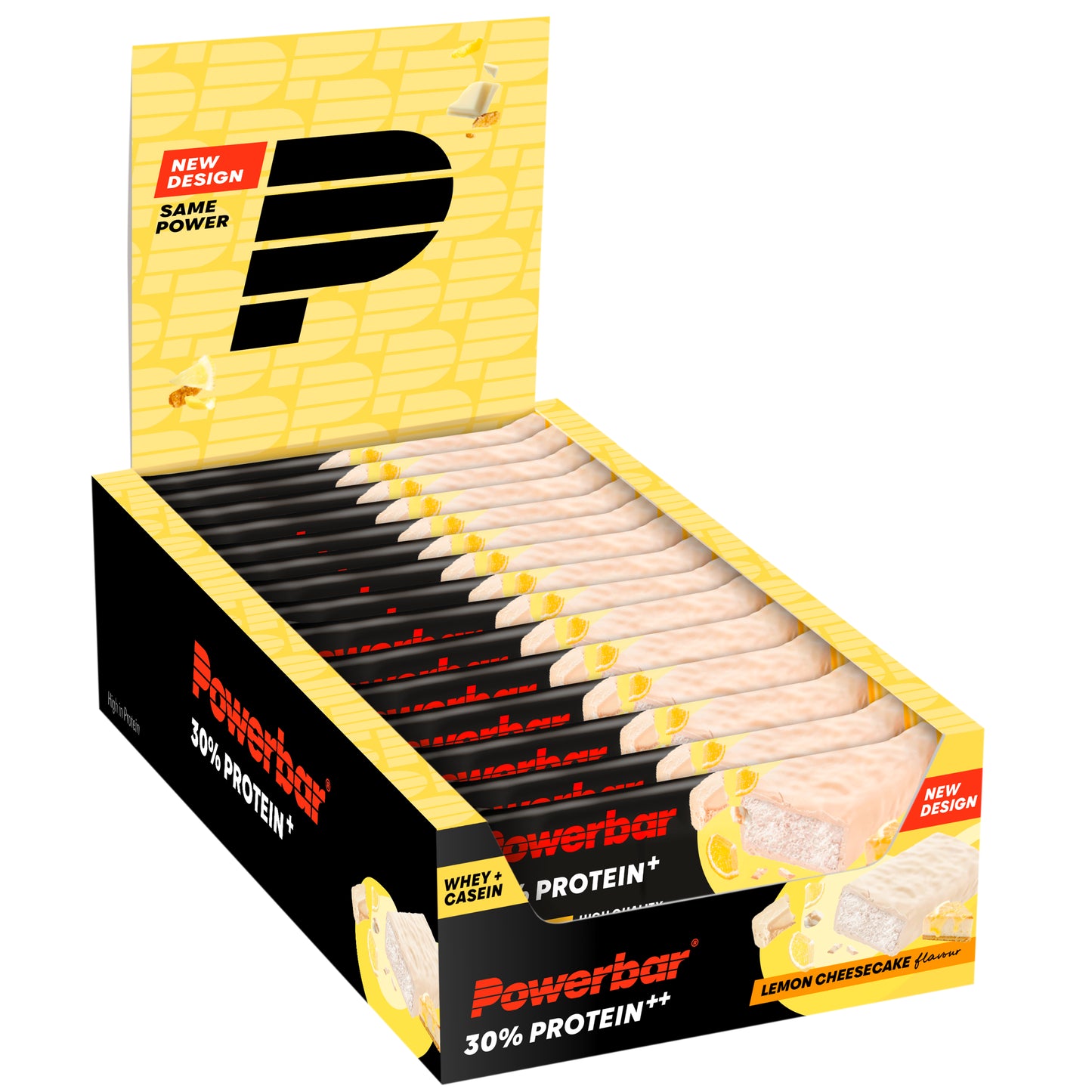 PowerBar 30% Protein Plus Bar (15 x 55g)  Lemon Cheese Cake