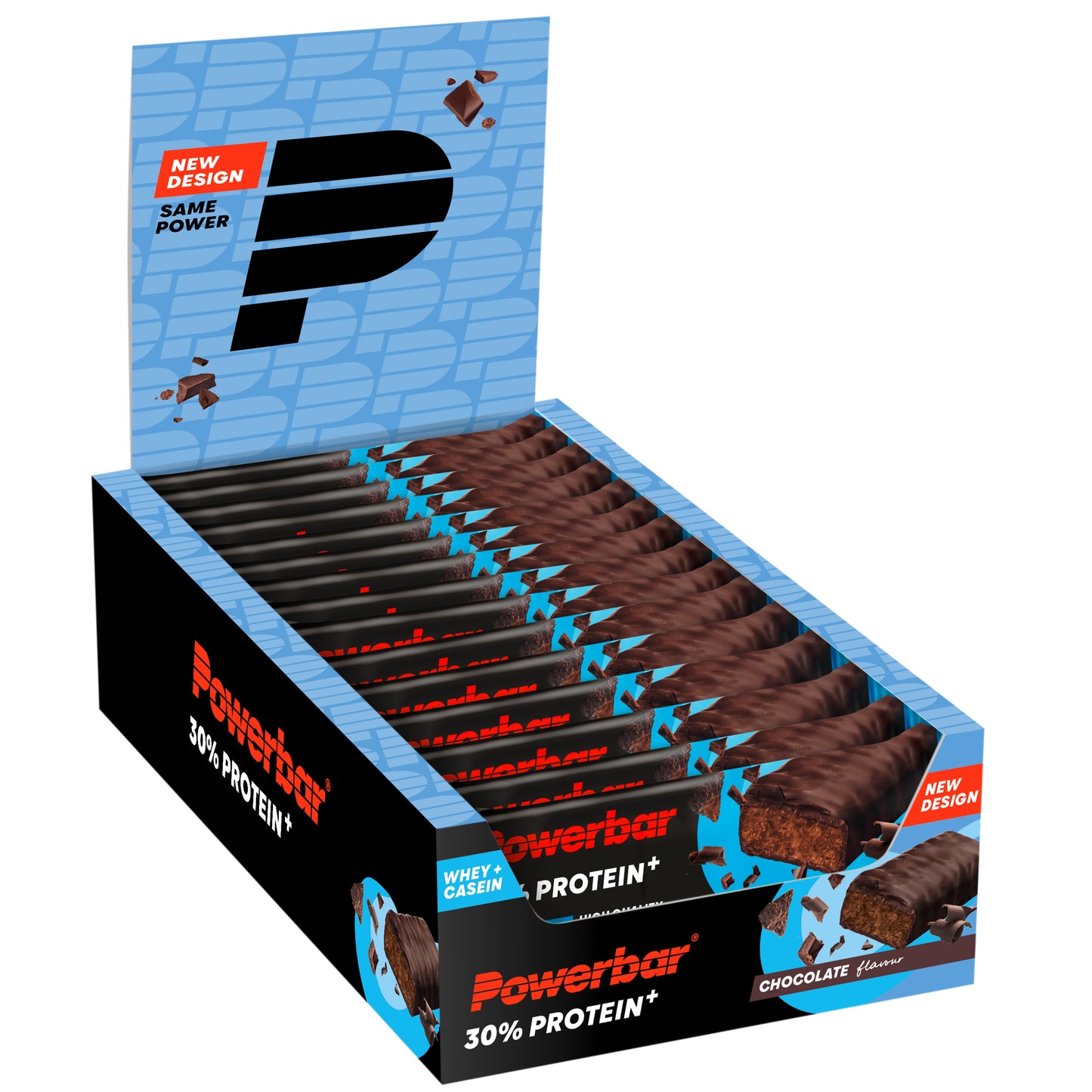 PowerBar 30% Protein Plus Bar (15 x 55g)  Schoko