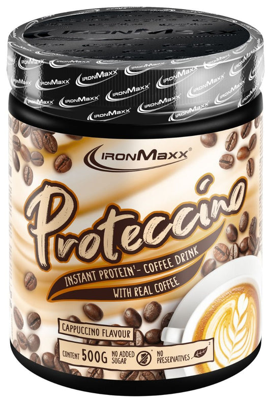 IronMaxx Proteccino Instant Protein - Coffee Drink (500G Dose)  Cappuccino