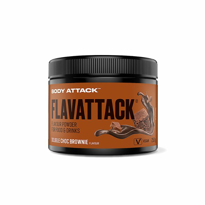 Body Attack Flavattack (250g Dose)  Double Choc Brownie