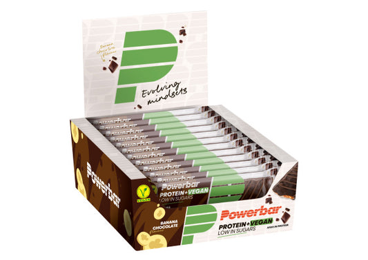 Powerbar Protein + Vegan Bar (12 x 42G) Banana Chocolate