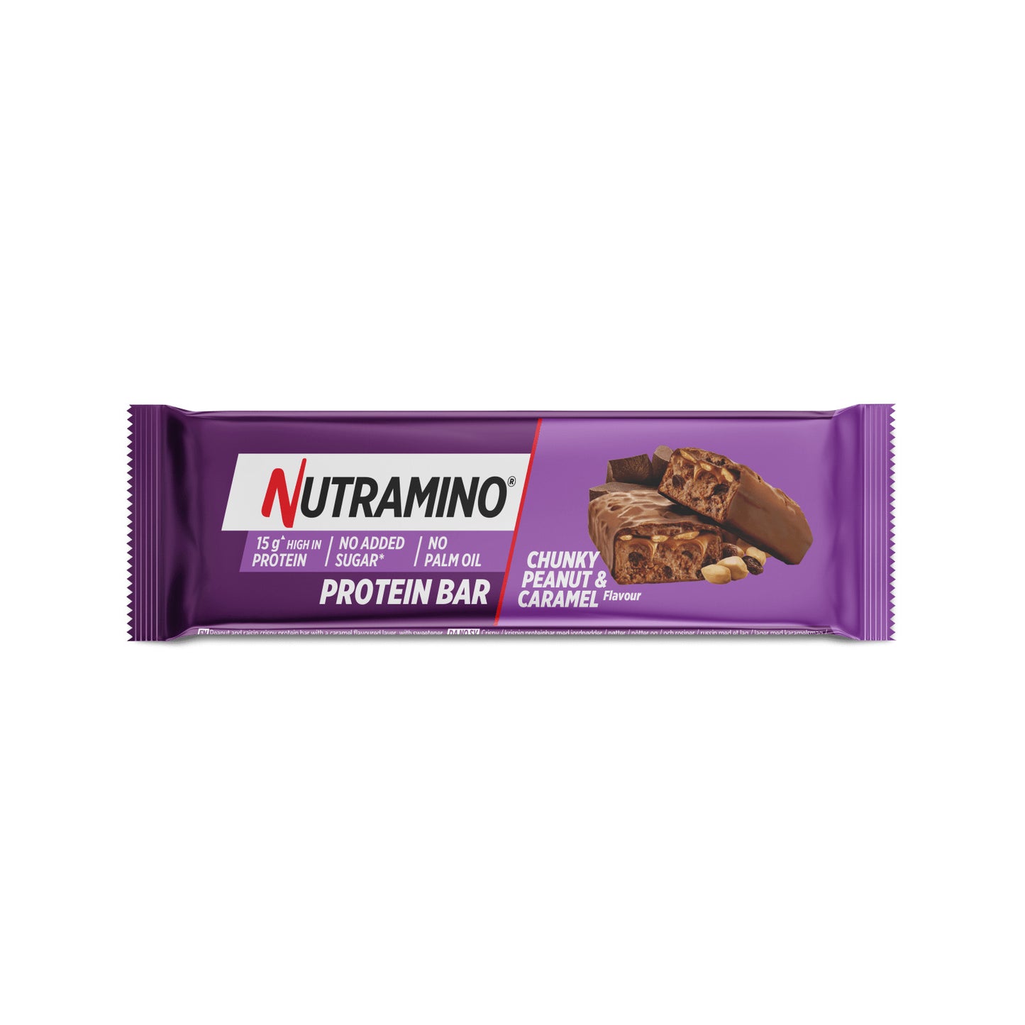 Nutramino Protein Bar (55G)  Chunky Peanut & Caramel