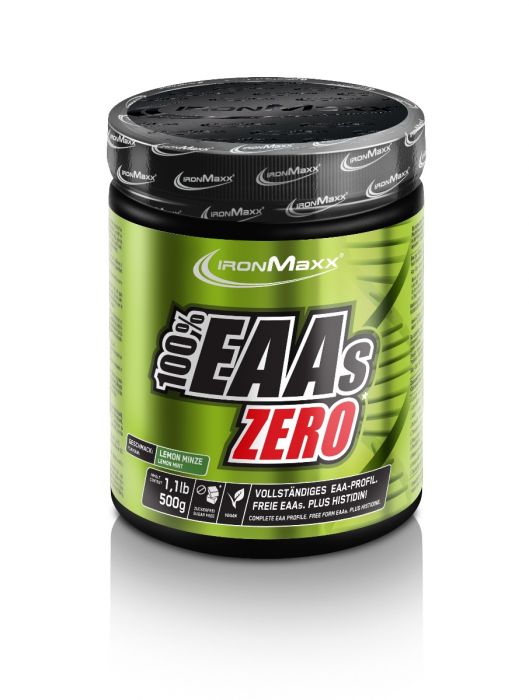 IronMaxx 100% EAAs Zero (500g Dose) Lemon Mint
