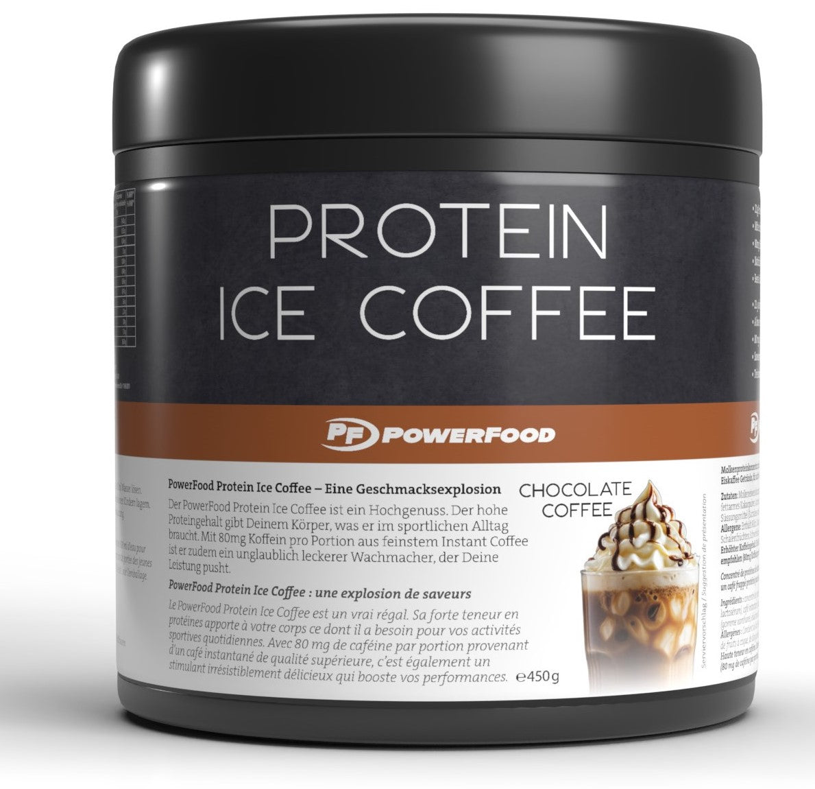 PowerFood Protein Ice Coffee (450g Dose)  Chocolate Coffee