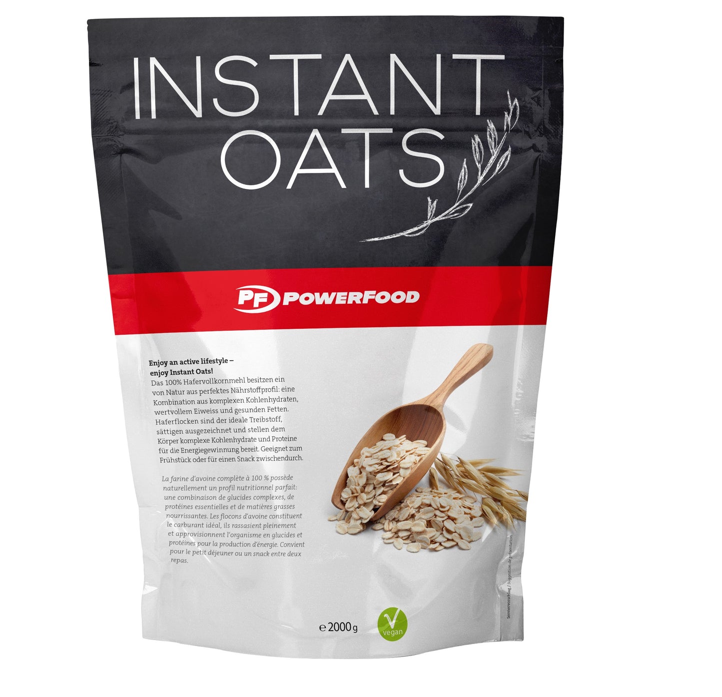 PowerFood One Instant Oats (2000g Beutel) Natur