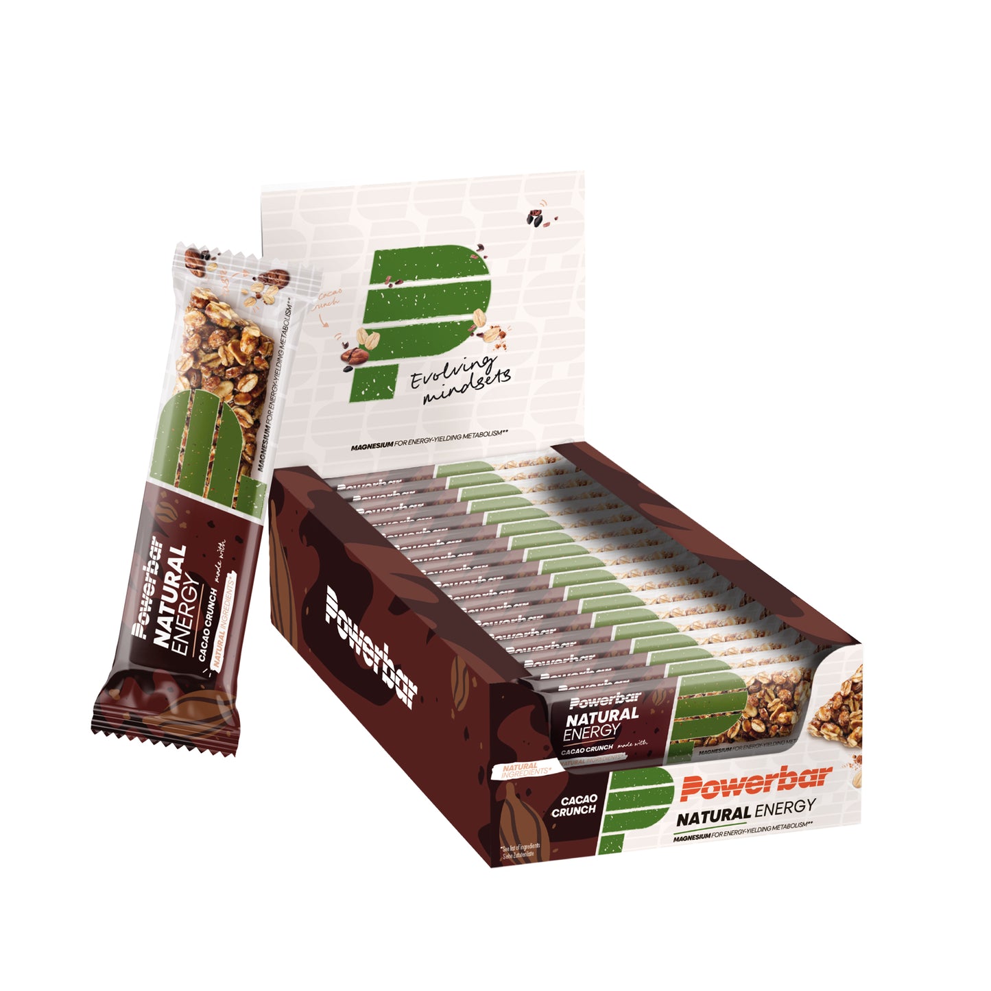 PowerBar Natural Energy Cereal Bar (18 x 40G)  Cacao Crunch