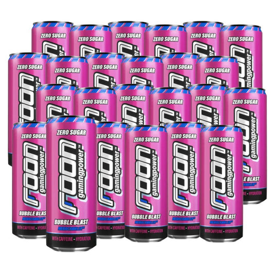 Roon Gaming Power (24 x 330ml) Bubble Blast