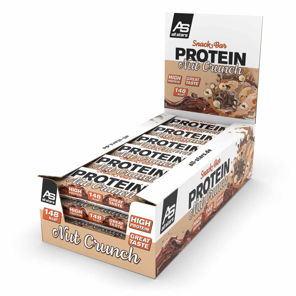 All Stars Protein Snack Bar ( 18 x 35G)  Nut Crunch