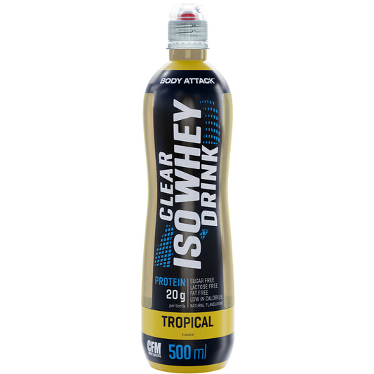 Body Attack Clear Iso Whey Drink (500ml) Tropical