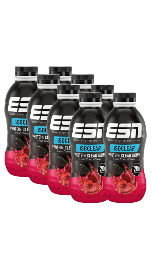 ESN Isoclear Protein Clear Drink (8 x 500ml)  Fresh Cherry