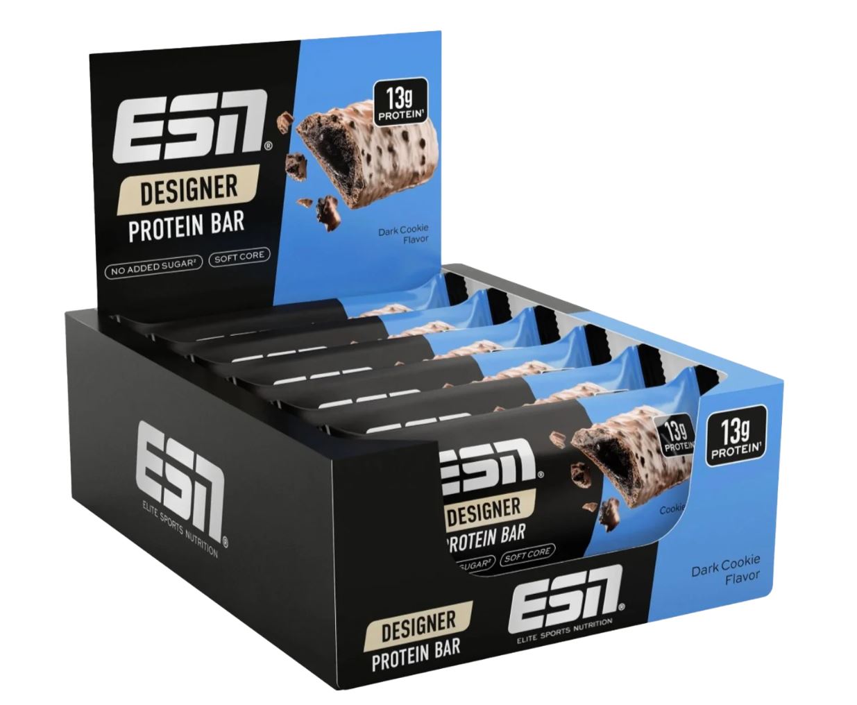 ESN Designer Bar (12 x 45g)  Dark Cookie