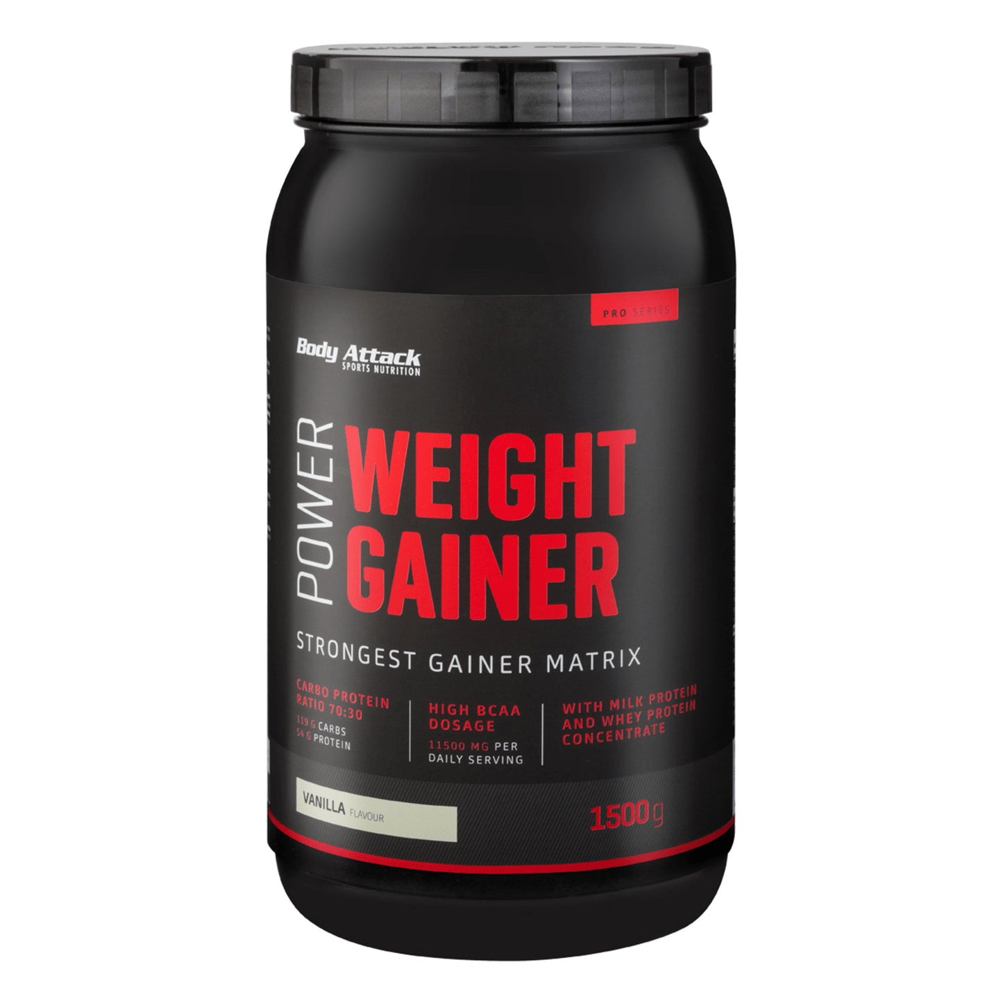 Body Attack Power Weight Gainer (1500g Dose) Vanille