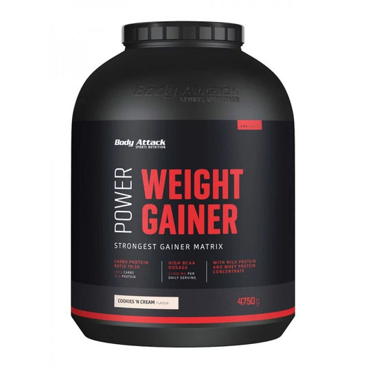 Body Attack Power Weight Gainer (4750g Dose) Cookies and Cream