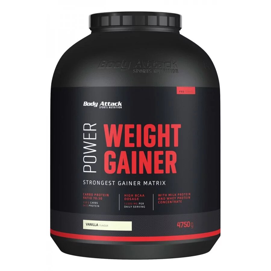 Body Attack Power Weight Gainer (4750g Dose)  Vanille