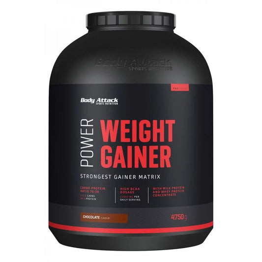 Body Attack Power Weight Gainer (4750g Dose) Schoko