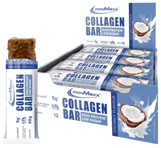 IronMaxx Collagen Bar (12 x 40g) Coconut