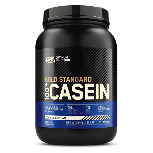 Optimum Nutrition 100% Casein Protein (924g Dose) Cookies and Cream