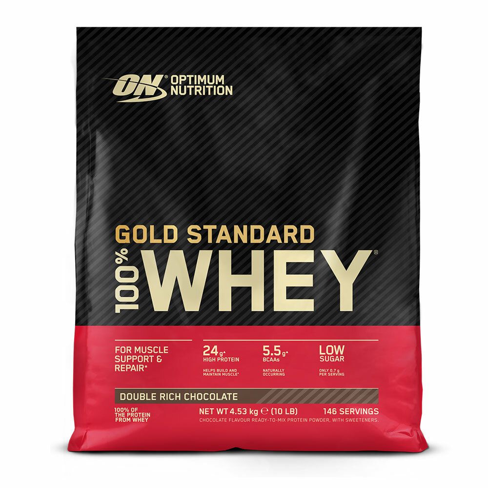 Optimum Nutrition 100% Whey Gold Standard (4540g Beutel) Double Rich Chocolate