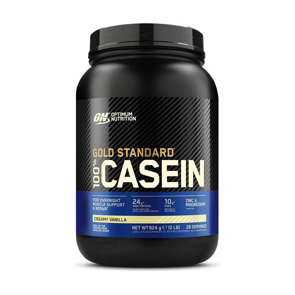 Optimum Nutrition 100% Casein Protein (924g Dose) Creamy Vanilla