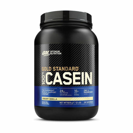 Optimum Nutrition 100% Casein Protein (924g Dose) Creamy Vanilla