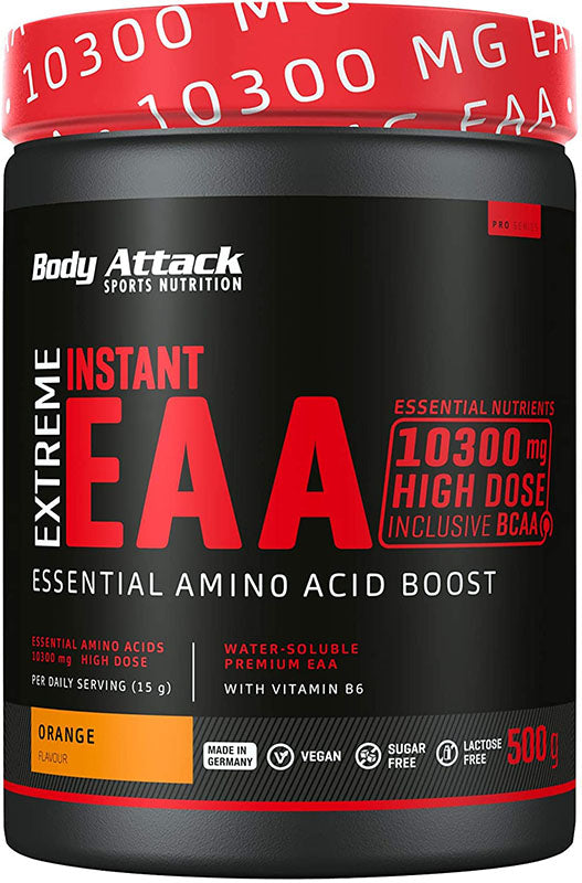 Body Attack Extreme Instant EAA (500g Dose) Orange